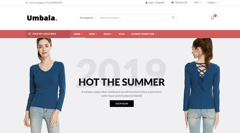 Umbala WP theme