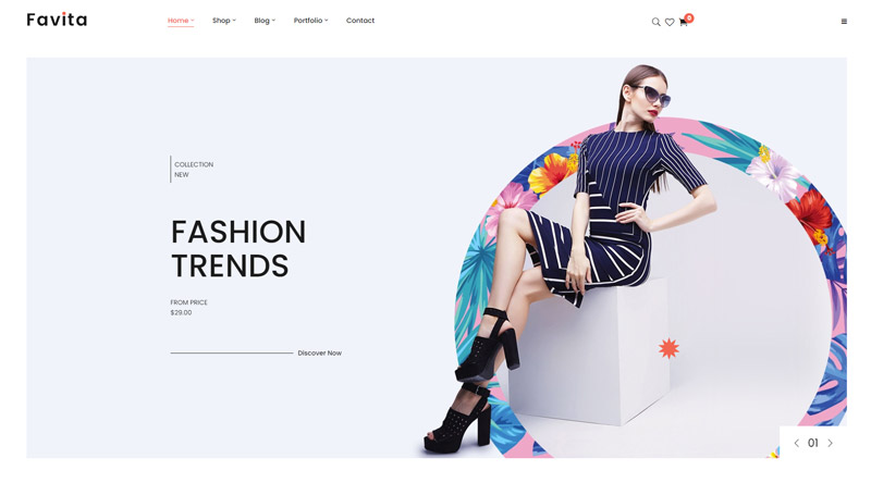 Favita WP theme