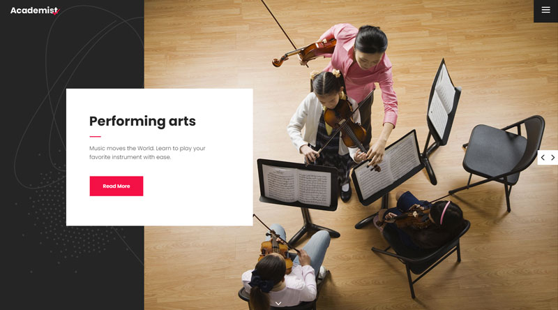 Academist Music School WP Theme