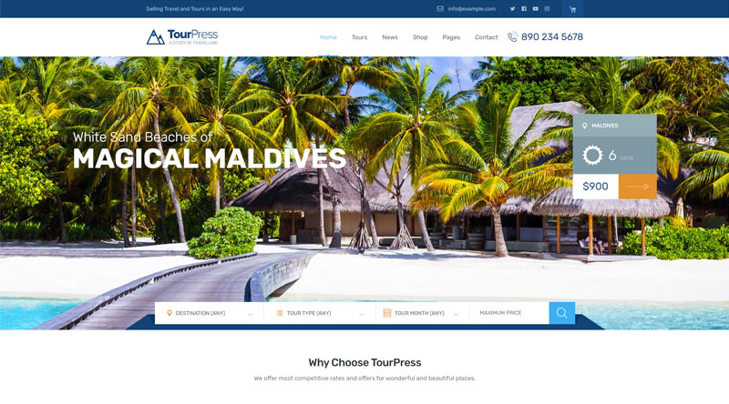 TourPress WP Theme