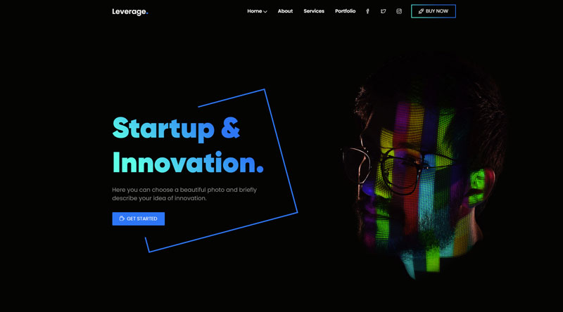 Leverage WordPress Theme