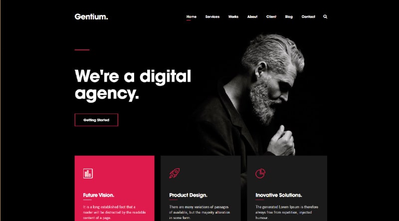 Gentium WordPress Theme