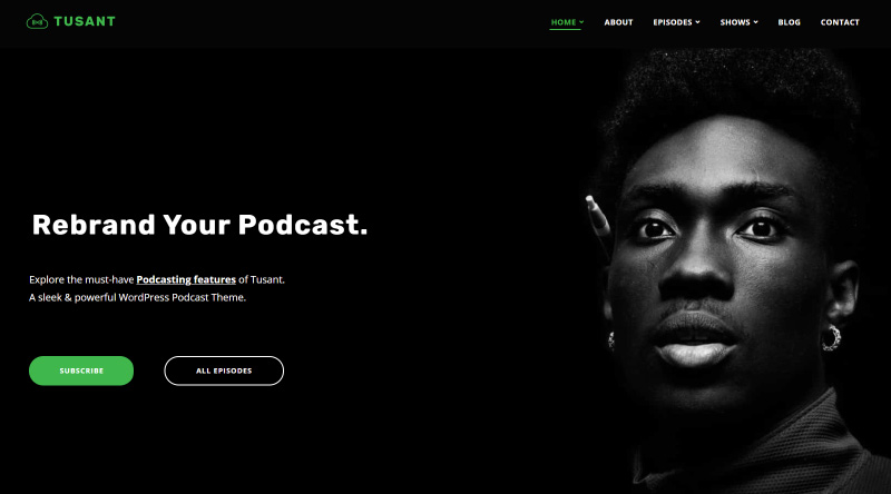 Tusant WordPress Theme