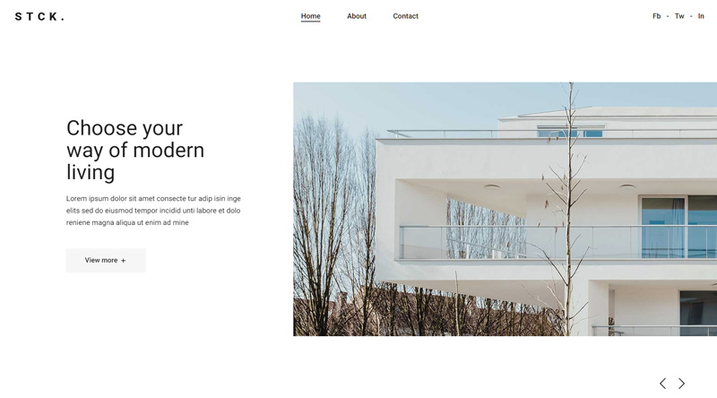 Stockholm Architects WordPress Theme