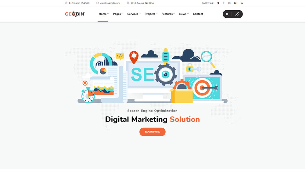 GeoBin WordPress Theme