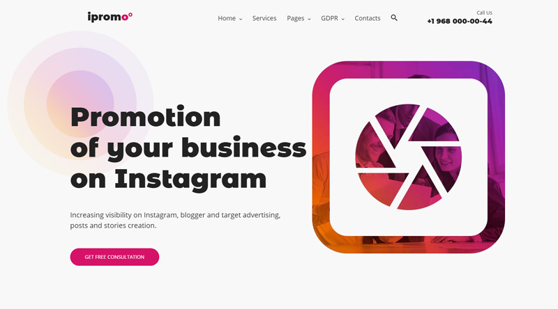 iPromo WordPress theme