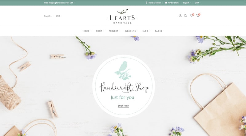 LeArts WordPress Theme
