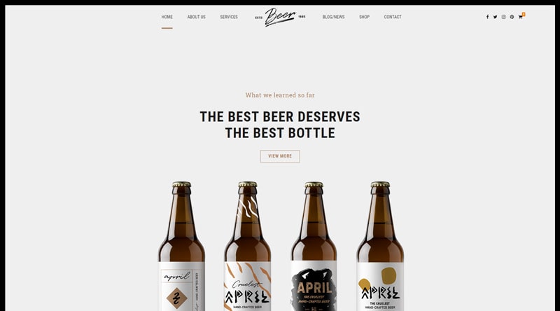 Craft Beer WordPress Theme