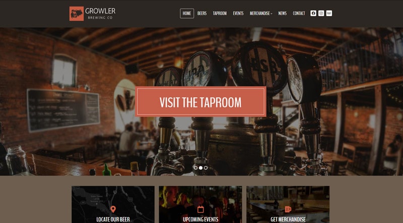 Growler WordPress Theme