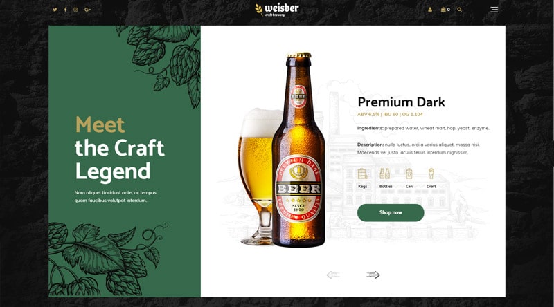 Weisber WordPress Theme