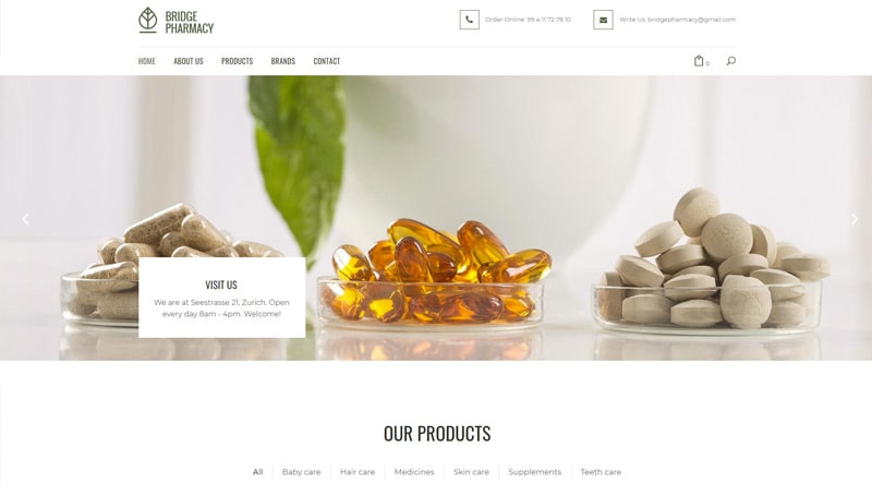 Bridge Pharmacy WordPress Themes