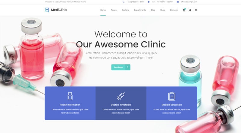 MediClinic WP Theme