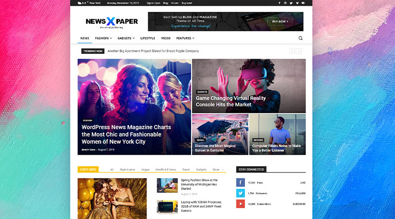 The Newspaper WordPress Theme