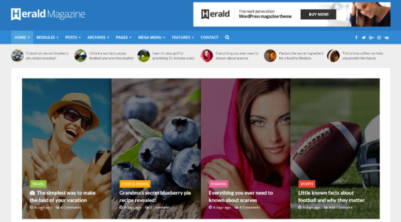 Herald WordPress Theme