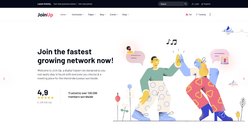 Join Up WordPress Theme