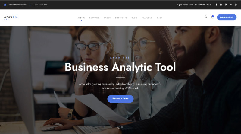 Apzo WordPress Theme