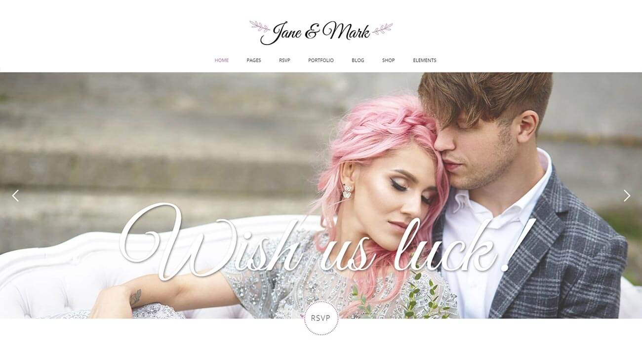 Jane and Mark WordPress Theme