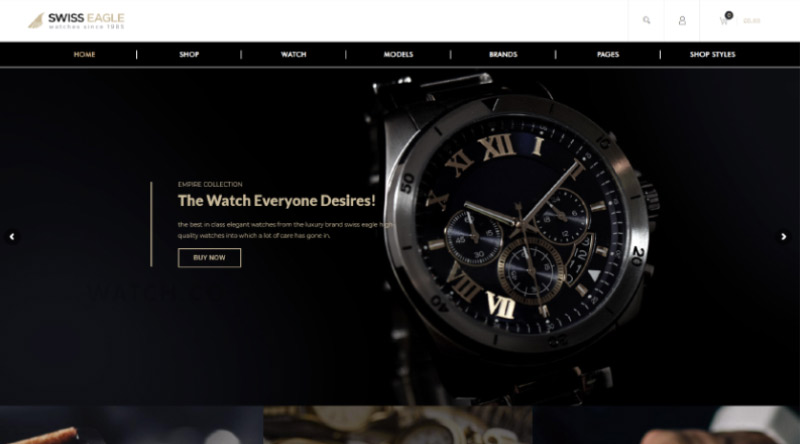 SwissEagle WordPress theme