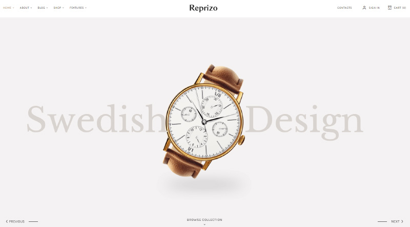 Reprizo WordPress theme