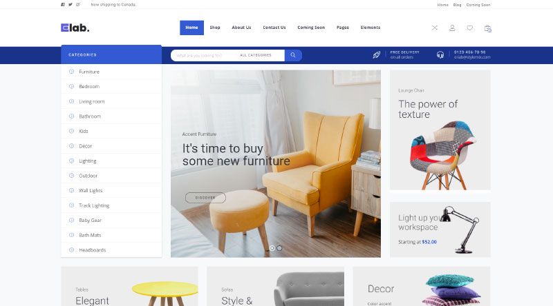 5 Tema WordPress Marketplace Terbaik yang Memiliki Semuanya eLab WordPress Theme