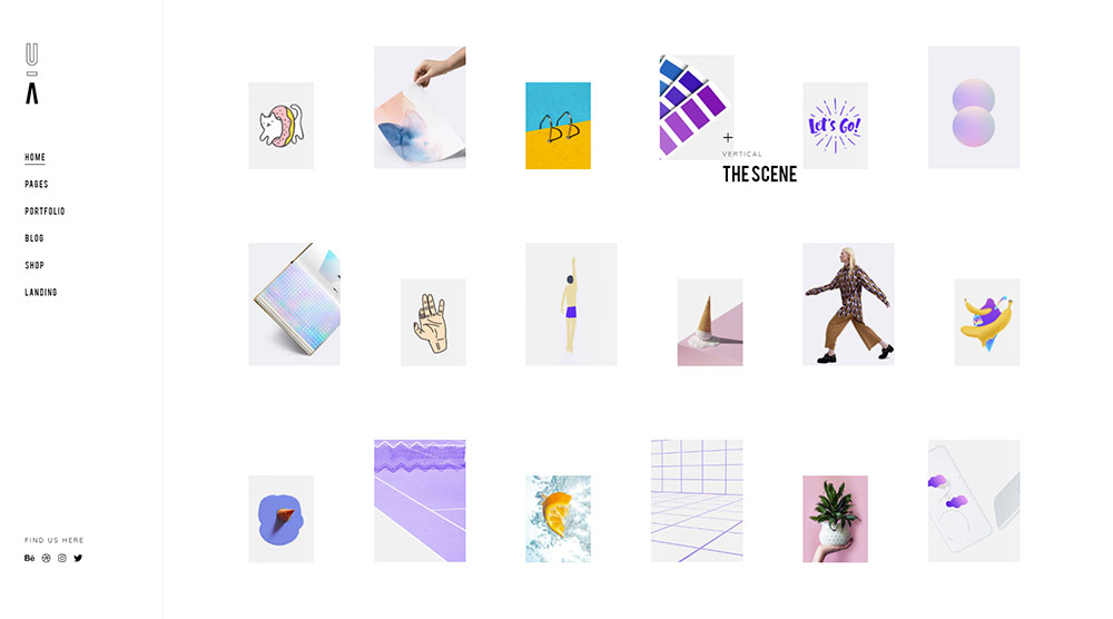 크리에이티브를 위한 20개 이상의 최고의 포트폴리오 웹사이트 템플릿 20 UltraViolette WordPress Theme