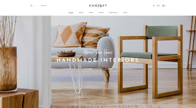 Konsept Furniture Store Theme