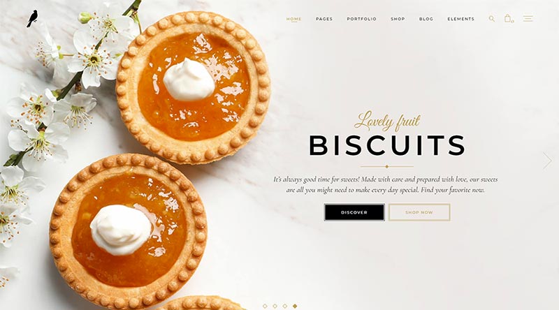 5トップアイキャンディケーキWordPressテーマ4 Dolcino WordPress Theme