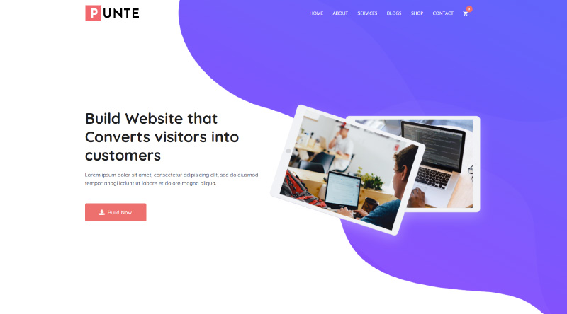 Punte WordPress Theme