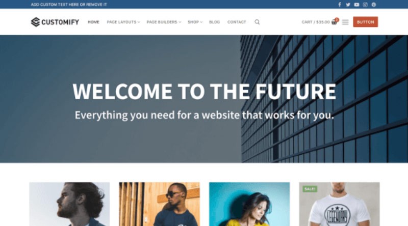 Customify WordPress Theme