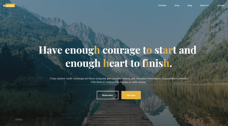Bravada WordPress Theme