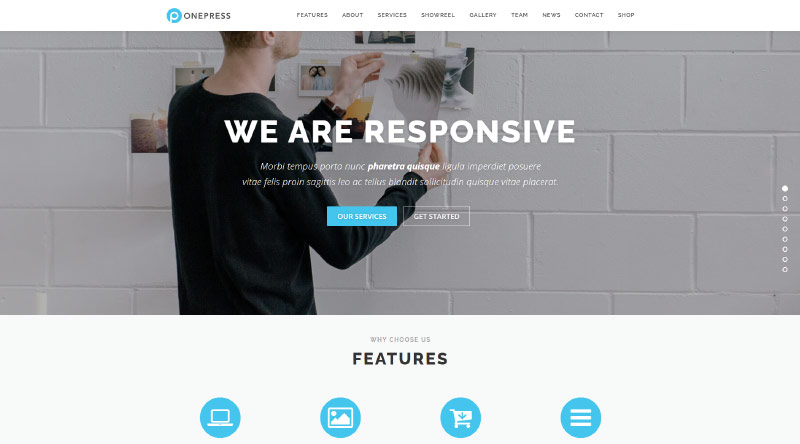 OnePress WordPress Theme