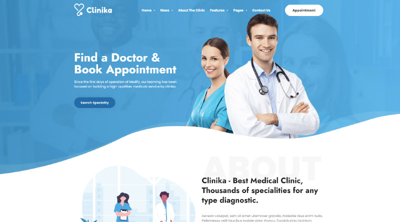 Clinika WordPress Theme