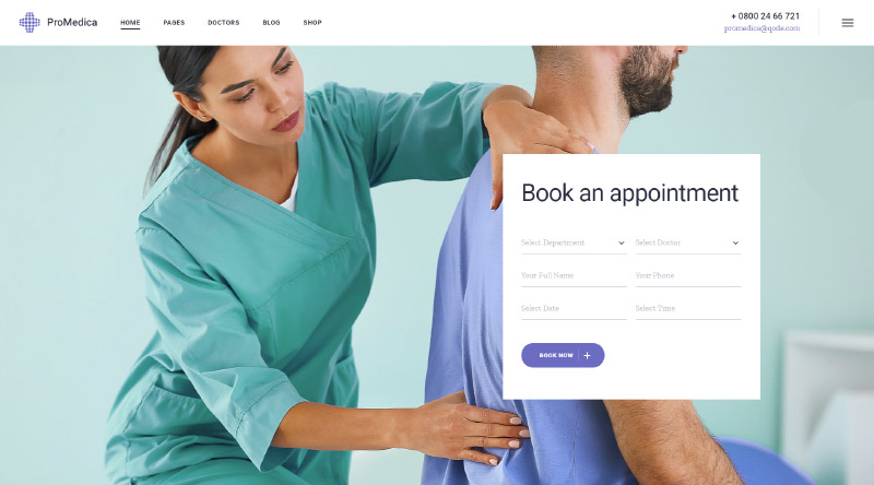 ProMedica WordPress Theme