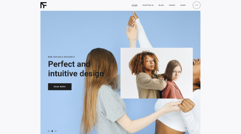 10 个必备的 WordPress 照片博客主题 9 TheFutur WordPress Theme