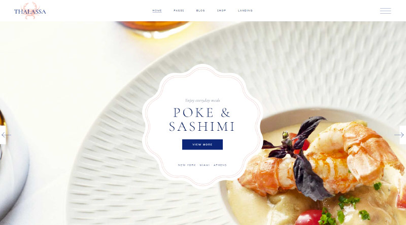 Thalassa WordPress Theme