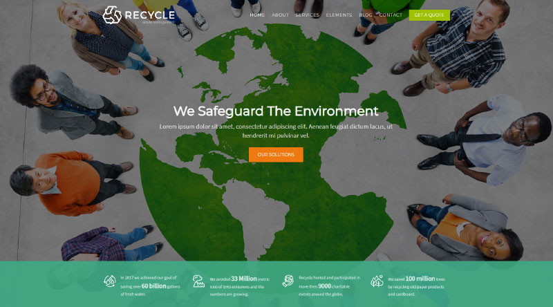 Recycle WordPress Theme