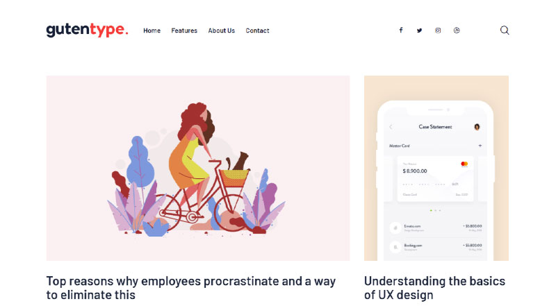 Gutentype WordPress Theme