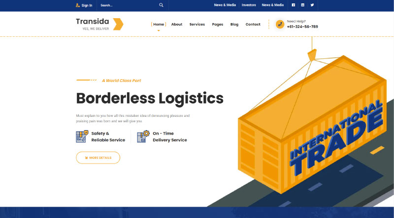 Transida WordPress Theme