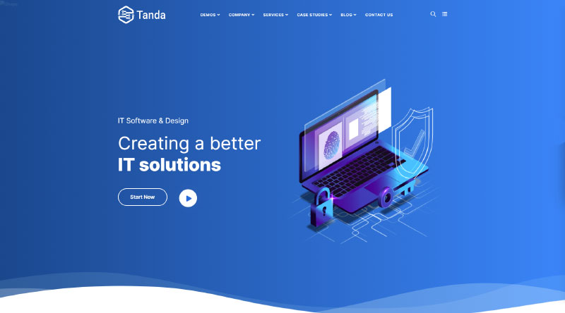 15 Profesyonel Teknoloji WordPress Teması 5 Tanda WordPress Theme