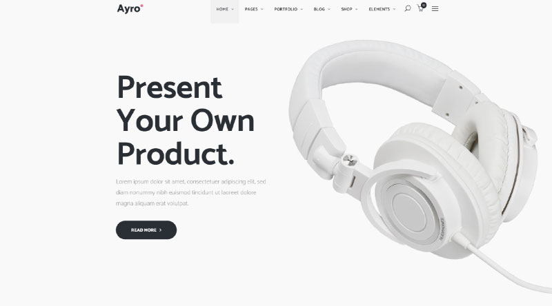 15 Profesyonel Teknoloji WordPress Teması 12 Ayro Tech WordPress Theme