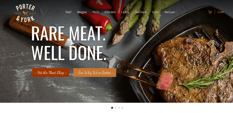 Porter & York eCommerce-Site