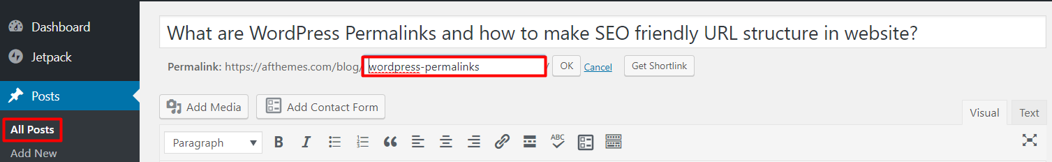 WordPress-Permalinks