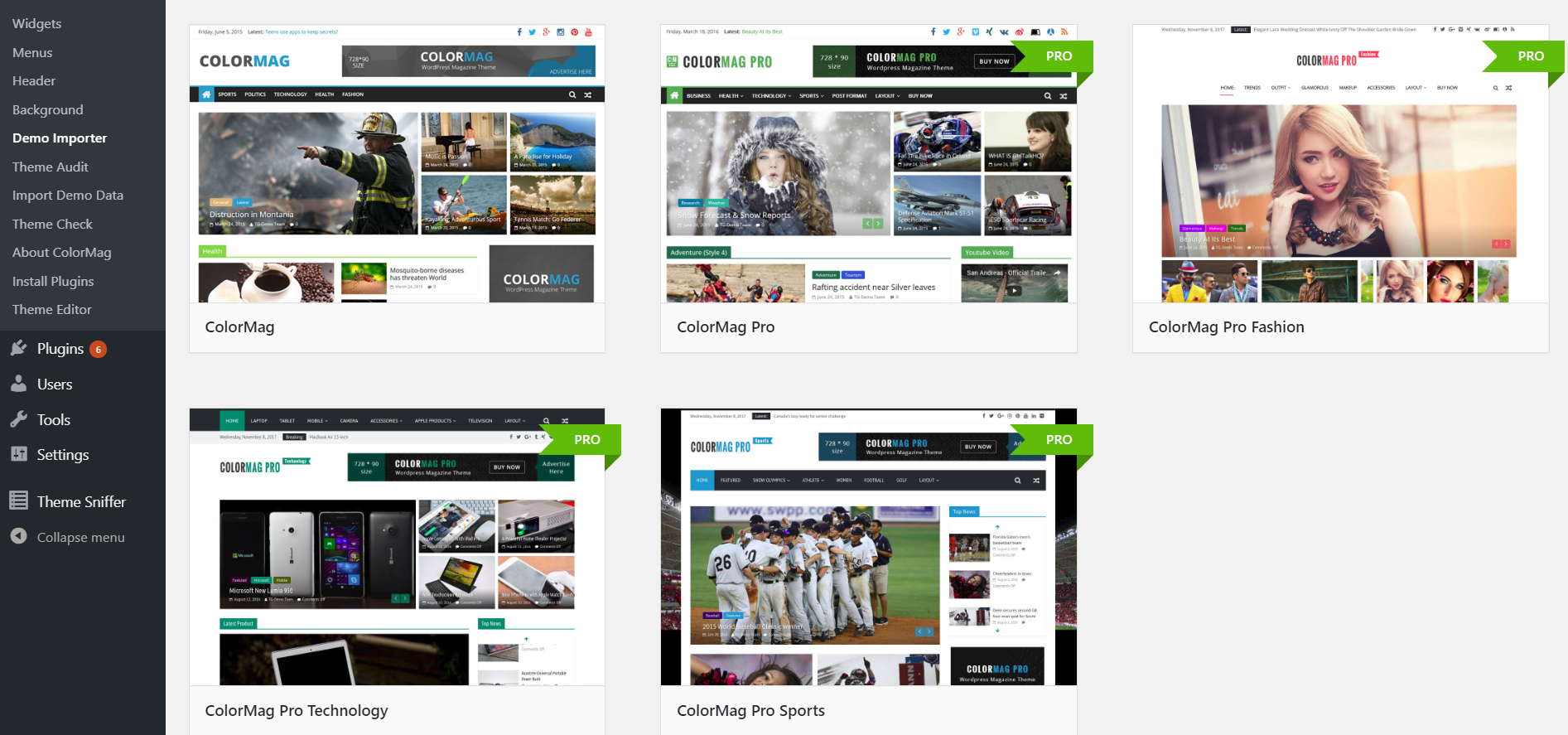 Tema populară pentru reviste WordPress