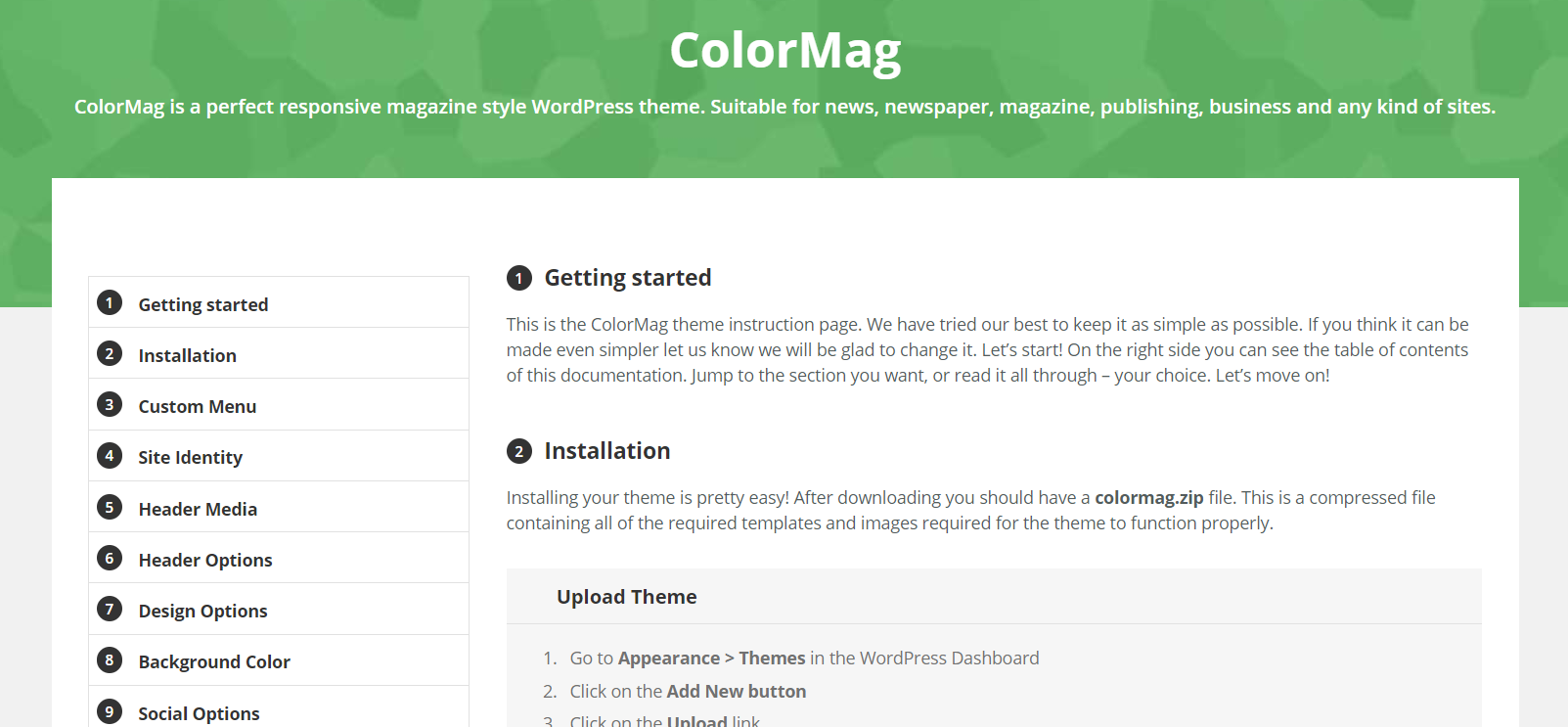 Tema populară pentru reviste WordPress