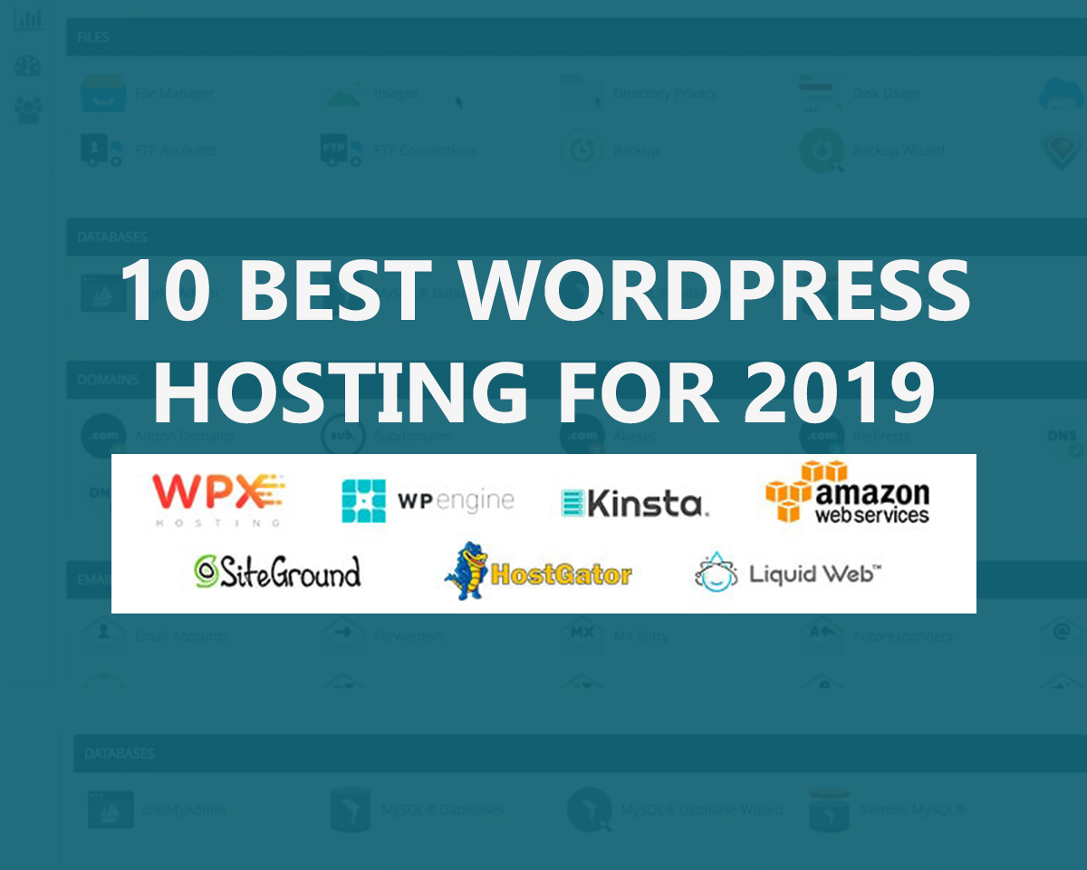 I 10 migliori hosting WordPress per il 2019