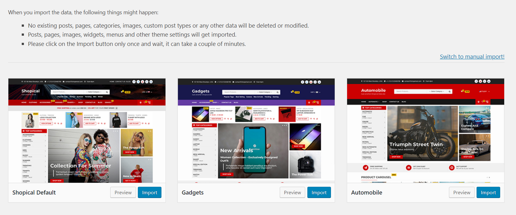 WooCommerce WordPress-Theme