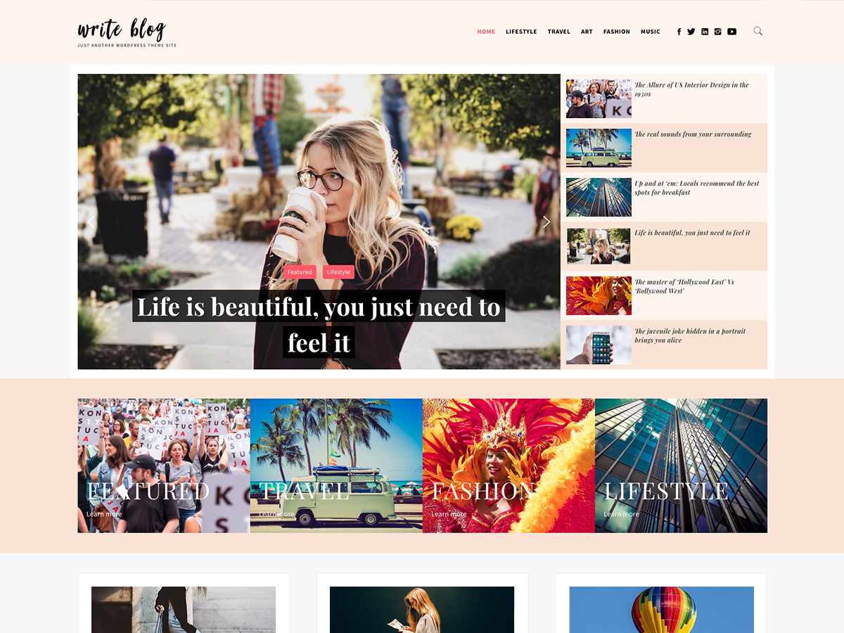 Blog WordPress Temi