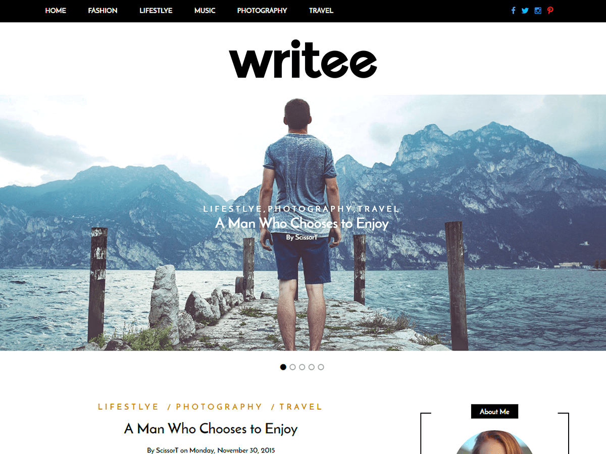 Blog WordPress Temi