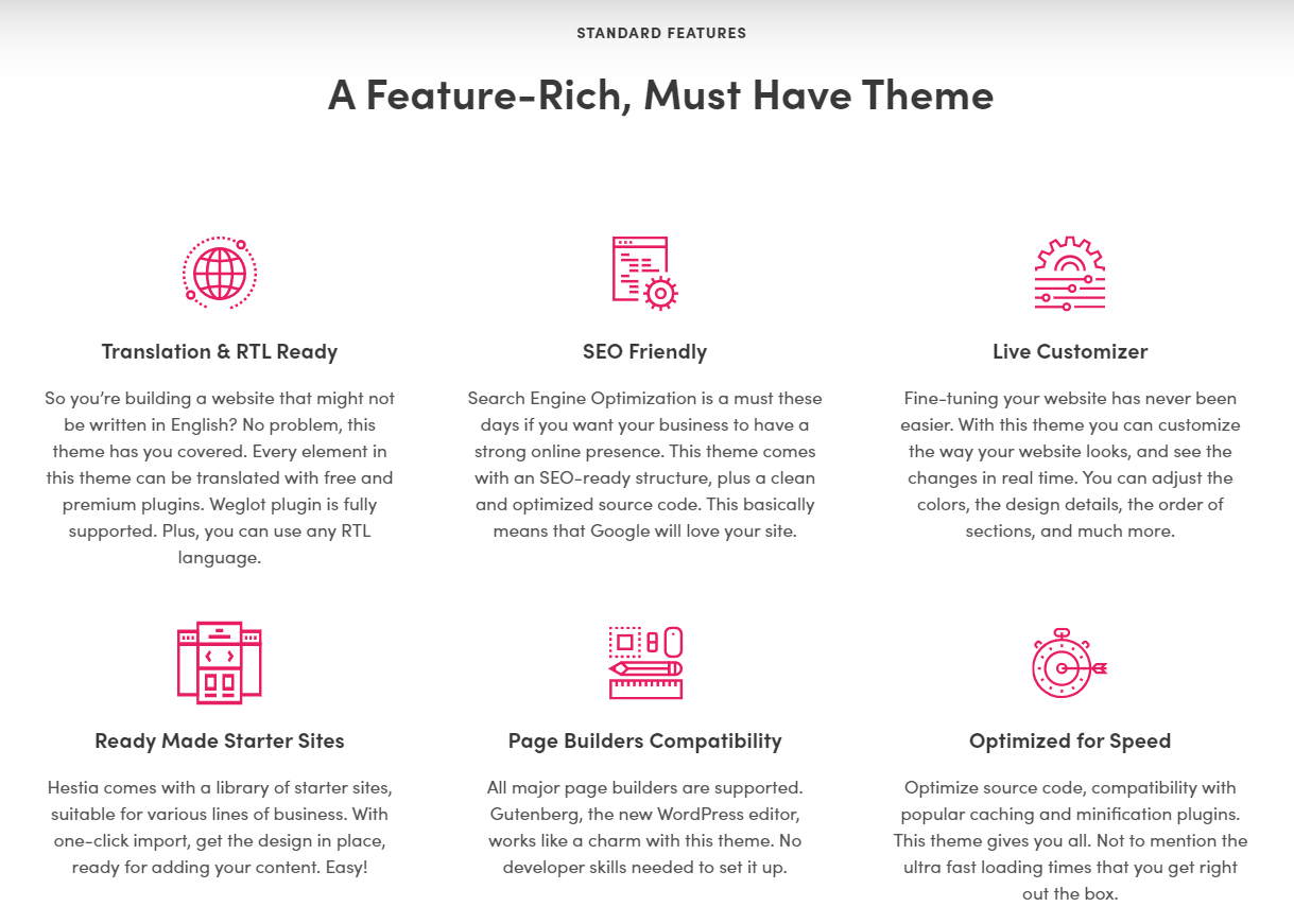 Hestia WordPress 主题