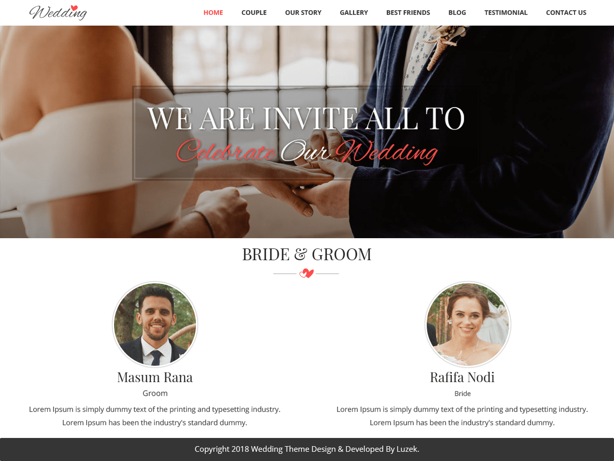tema WordPress pernikahan terbaik
